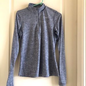 Nike Dri-fit quarter zip lightweight jacket